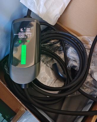 Wallbox 3,7 kW con cavo Tipo 2 da 7 m