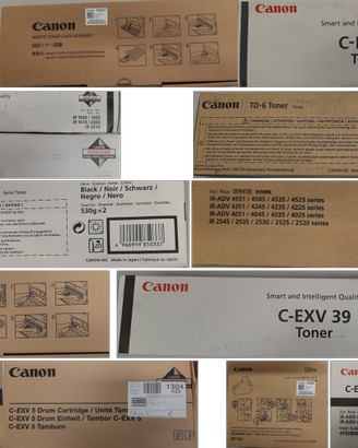 toner per stampanti canon