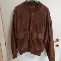 Giubbino unisex in vera pelle daino