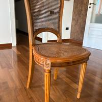 6 sedie francesi fine 800