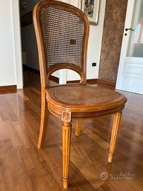 6 sedie francesi fine 800