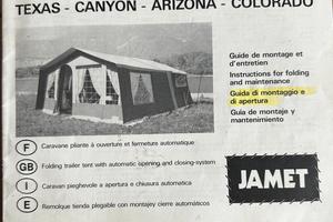 Carrello tenda jamet canyon