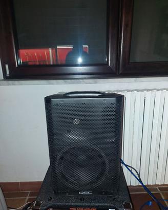 Cassa Monitor QSC CP8 con Borsa QSC tote bas