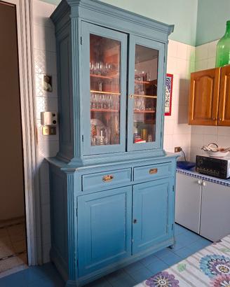 credenza da cucina colore turchese