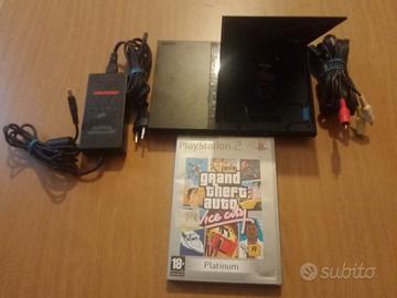 PS2 Slim Schp 70004+Gta Vice City-Senza Controller