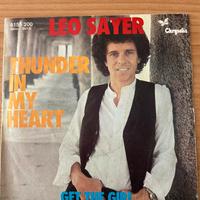 Vinile 45 giri Leo Sayer “ thunder in my heart “