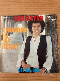 Vinile 45 giri Leo Sayer “ thunder in my heart “