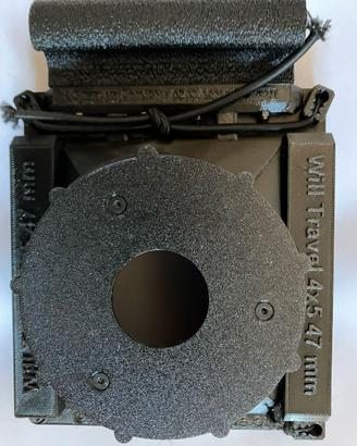 Large Format 4x5 camera 3D printed WillTravel