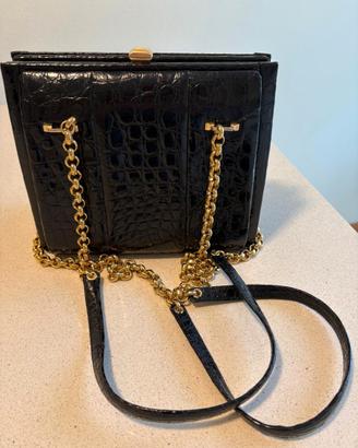 Borsa in pelle di coccodrillo