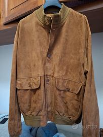 giubbino in pelle scamosciata tg58