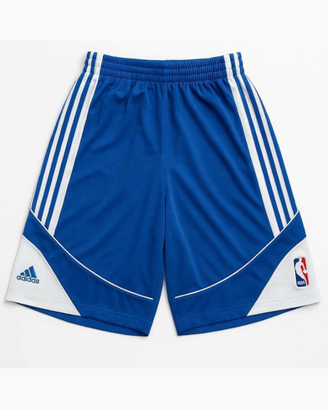 Shorts Adidas NBA Blu Bianco Basket Originali Tg S