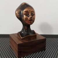 Scultura bronzo del maestro Bucher, no Bombardieri