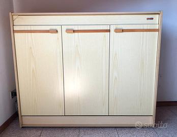 Mobile letto scomparsa singolo Moplast salvaspazio