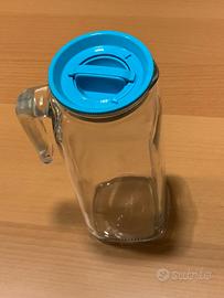 CARAFFA IN VETRO FRIGOVERRE CON TAPPO ERMETICO
