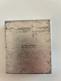 Zippo Silver Plate Placcato Argento Vintage