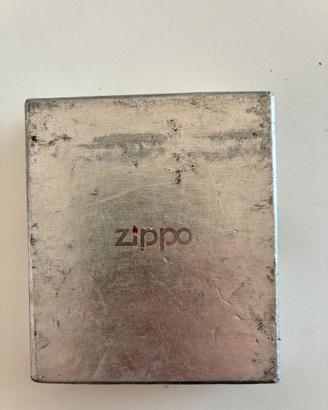 Zippo Silver Plate Placcato Argento Vintage