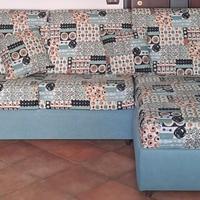 Divano ortopedico matrimoniale come nuovo con rete