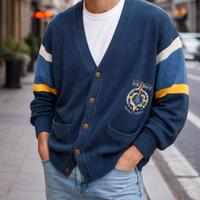 cardigan vintage iceberg taglia XL in cotone 