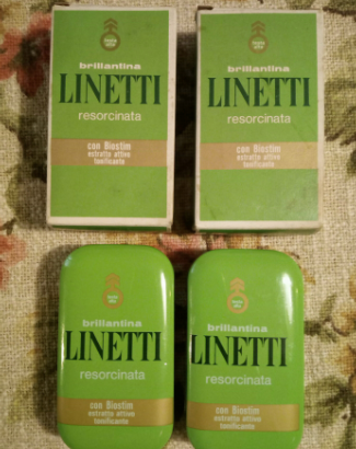 Brillantina Linetti Solida. Originale 1972