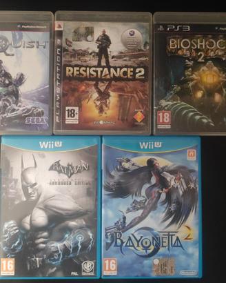 Giochi Playstation 3 E Nintendo WII U [In blocco]