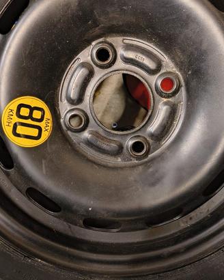 Ruotino di scorta 14" 4 fori