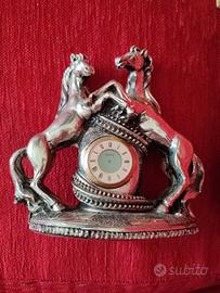 Orologio Scultura Vintage– Laminato Argento