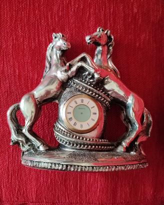 Orologio Scultura Vintage– Laminato Argento