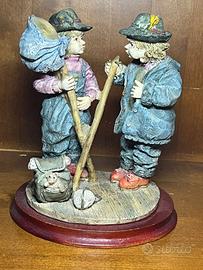 scultura collezione resina 