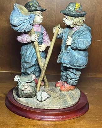 scultura collezione resina 