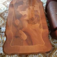 Tavolino in radica di noce