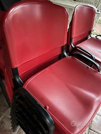 Sedie autoscuola/aula corsi - 18 pezzi impilabili