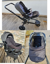 Passeggino Janè 3 ruote+Ovetto/Navicella+Base auto