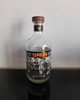 Bottiglia tequila Espolon vuota