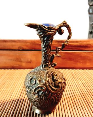 VASO PORTA INCENSI VINTAGE IN FERRO ANTICO DA COLL