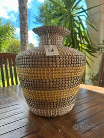 vaso nuovo  in rattan dell'Oca  Nera