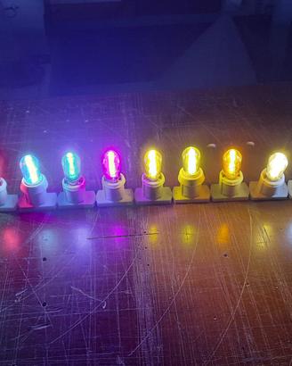 100 PEZZI Lampadine Led E14 Colorate LUMINARIE LUC