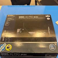 Sistema wireless UHF con trasmettitore bodypack