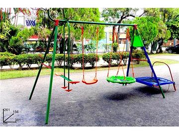 Altalene con minimolle e canestro Maregarden 4467