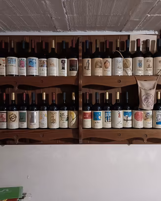 collezione bottiglie vino della pace 