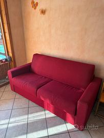 DIVANO LETTO 2 POSTI CON MATERASSO