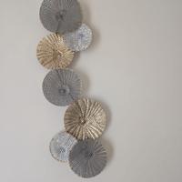 Decorazione parete metallo traforato design