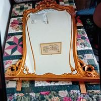 specchiera dorata vintage 