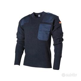 maglione in lana esercito/marina tedesca