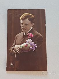 Cartolina Epoca Pasqua P.C. Paris 1932 viaggiata 