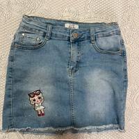 Gonna jeans bambina
