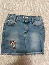 Gonna jeans bambina