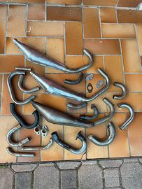 x minimoto scarichi vari 