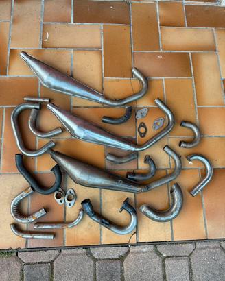 x minimoto scarichi vari 