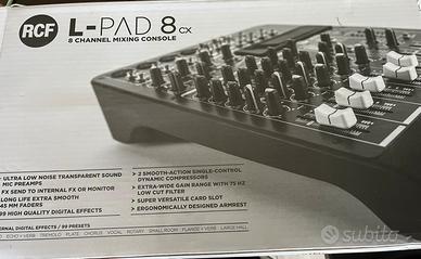 Mixer rcf lpad 8 canali