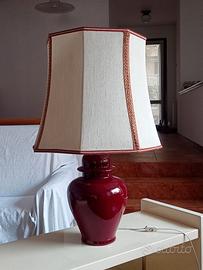 Lampada in ceramica da tavolo